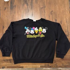 Mickey  And Co. Sweatshirt Disney Parks Fab 5 Retro